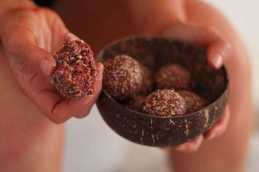 Raspberry Protein Balls