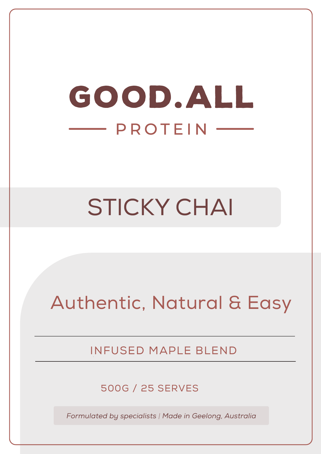 Sticky Chai (Infused Pure Maple)